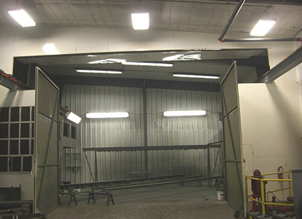 In-House Paint Booth